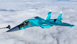 Кадры применения авиабомб РБК-500 истребителями Су-34НВО