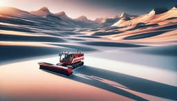 В России создали первый отечественный ратрак для горнолыжных курортов