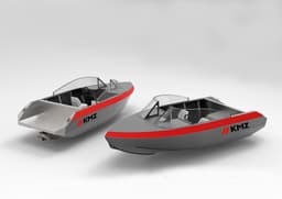 Стационарная силовая установка и водомёт: представлен новый катер в линейке KMZ