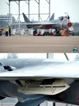 Уникальные кадры: опубликовано первое фото отсека истребителя Су-57 для ракет РВВ-МД