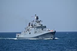 Will Reach with Missiles in the Sky, on Land, and at Sea: Russia Transfers New Frigate "Tushill" of Project 11356R to India