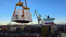 На атомный ледокол «Чукотка» установили гребной электродвигатель