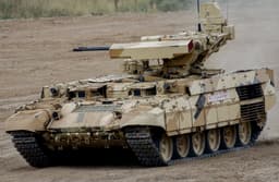 Hasta la vista: всемогущий «Терминатор» помог танкам Т-80БВ разгромить опорный пункт противника