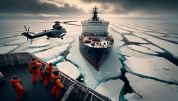 Российские вертолёты МЧС отправятся в Арктику и смогут совершать посадку на ледоколы