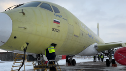 SJ-100 aircraft tests continue in the Moscow region