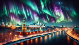 Жители Москвы и Санкт-Петербурга могут увидеть полярное сияние в Новый год