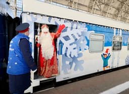 Поезд Деда Мороза прибудет в Москву 3 января 