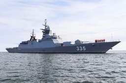 Корвет «Громкий» с ракетами «Уран» и комплексами «Редут» отразил атаку БЭК и БПЛА