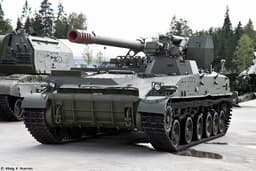 The way to improve the "Hyacinth-S" self-propelled gun to impose counter-battery combat on Western Paladin, Caesar and Archer is named