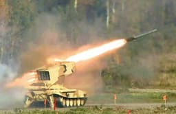 Чудовищная сила солнца: появились новые кадры боевой работы ТОС-1 «Солнцепёк»