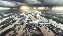 «Незаменимые помощники»: беспилотники признали эффективными в борьбе с паводками