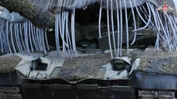 Уникальную тросовую защиту башен танков от дронов-камикадзе разработали в России