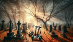 Московским кладбищенским работникам закупили электросамокаты на 2 млн рублей