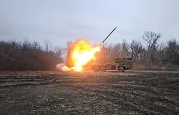 Появились первые кадры боевого применения новейшей РСЗО «Ураган-1М»