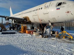 «Уральские авиалинии» почти завершили утилизацию Airbus A320, застрявшего в поле под Новосибирском