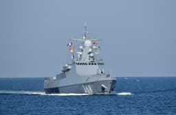 Построенный для Черноморского флота патрульный корабль «Виктор Великий» вышел на ходовые испытания на Балтике