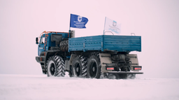 Покоритель Арктики: КамАЗ провел испытания вездехода К-6345