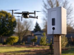 Skyward Droneport with Automatic Battery Replacement for UAVs Developed in Saratov