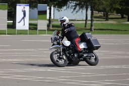 С защитой двигателя и радиатора: патрульный мотоцикл Minsk СХ 650 создали в Беларуси