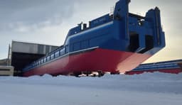 Баржу-площадку УТК 3004 проекта RDB66.68MA построили на Самусьском заводе 