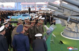 Copy of Russian Pantsir-ME SAM System Spotted on North Korea's Newest Destroyer, Choe Hyong