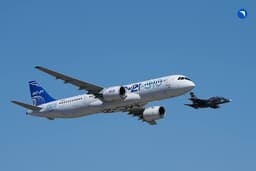 Новейший лайнер МС-21 выдержал испытание непредвиденной ситуацией