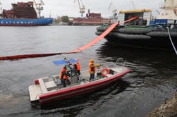 Оборудование для ликвидации разливов нефти от компании «Северное море» обеспечит безопасность судостроителей 