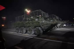 Родом из СССР: в Минске засветился БТР с «царь-мангалом»