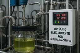 Первую российскую установку по синтезу органического электролита для суперконденсаторов запустили в Томске