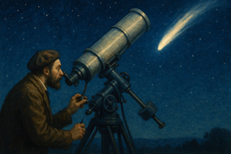 «И сей пропускающий свет шар»: российский астроном обнаружил 15-ю комету в своей карьере