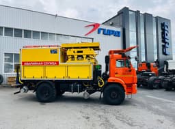 На шасси КамАЗ-43502 изготовили самоходный подъёмник для высотных работ