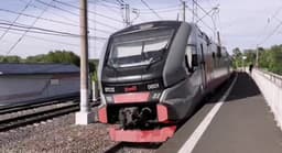 Новый дизель-поезд ДП2Д испытывают на скоростном полигоне Белореченская — Майкоп