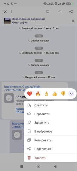 Russian corporate messenger "R7-Team" receives global update