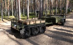 Высокая грузоподъёмность и помехозащищённость: раскрыты детали о наземном дроне «Вольчанин»