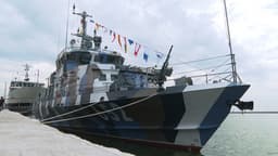 Противодиверсионный катер «Владимир Носов» задействовали в учениях по антитеррору на Балтике