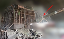 Появились уникальные кадры российского танка Т-80БВ с антидроновым «зонтиком»