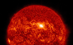 Powerful X1.2-class flare occurred on the Sun on the night of June 18 in an active region