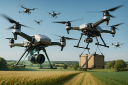 «Обнаружение — доставка»: учёные НГУ создали алгоритм для управления роем дронов с ИИ