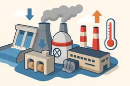 Производство электроэнергии в России сократилось: выработка в январе-мае снизилась на 1,8%