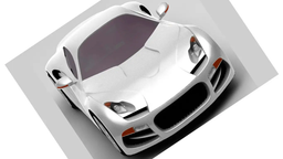 Российский спорткар в стиле ретро получил патент