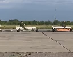 Footage Emerges of a "Train" of the Latest D-30SN High-Precision Bombs for the Su-34 NVO