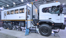 Новый вахтовый автобус БАЗ на базе грузовика представлен в России