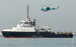 Российский буксир-спасатель «СБ-738» прибыл на Каспий для учений с ВМС Ирана CASAREX-2025