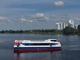 Excursion and sightseeing passenger catamaran "Gabion" launched on July 22
