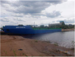 Сухогрузную баржу-площадку построили на заводе «Сталкер»