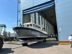 Patrol boat "Oreshek" launched in Shlisselburg
