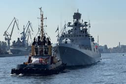 Новейший фрегат Tamal с ракетами BrahMos и ЗРК «Штиль-1» прибыл в Санкт-Петербург