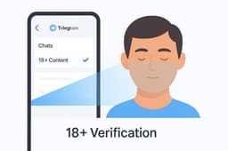 В Telegram появился бот для подтверждения возраста с распознаванием лица