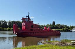 After overhaul — on its way: "Yuvis" motorship launched in Tomsk region