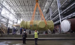 Первую российскую газовую турбину ГТЭ-170.1 установили на Каширской ГРЭС